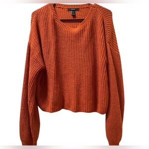 Forever 21 Rust Knit Sweater